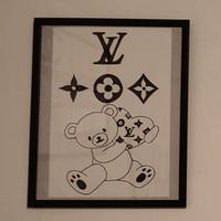 Quadro con cornice Louis Vuitton