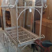 carretto ornamentale portafiori