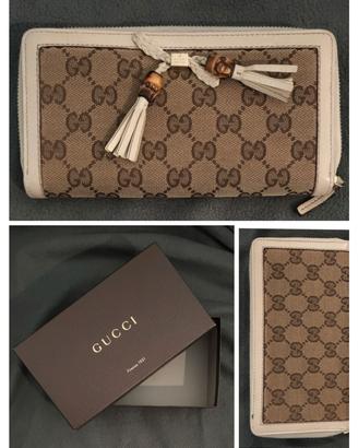 Portafoglio Gucci Continental Bamboo - Autentico