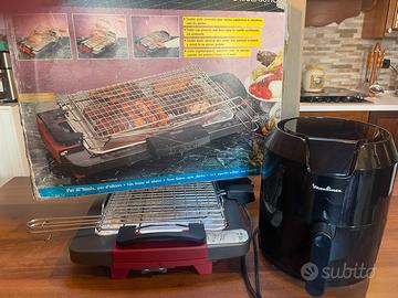 bistecchiera elettrica e friggitrice ad aria