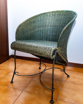 sedia rattan