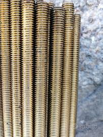Barre filettate m8-6h in ottone