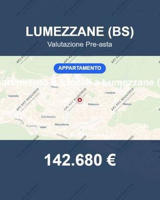 Immobile in asta di 87 m² con box auto a Lumezzane