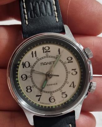 poljot Alarm white dial