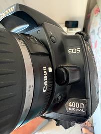 Reflex canon eos 400d e 2 obbiettivi ef