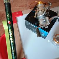 Canna da pesca e mulinello