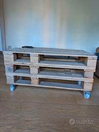 Seduta/Panca Industrial in Pallet Artigianale
