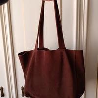 borsa camoscio marrone 