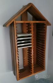 Porta cd in legno