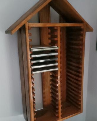 Porta cd in legno