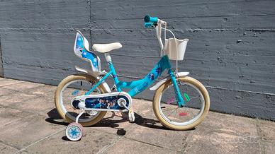 Bicicletta da bambina Frozen con rotelle