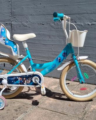 Bicicletta da bambina Frozen con rotelle