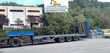 Carrellone BERTOJA SR 36P 3 assi rampe idrauliche