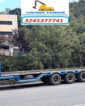 Carrellone BERTOJA SR 36P 3 assi rampe idrauliche