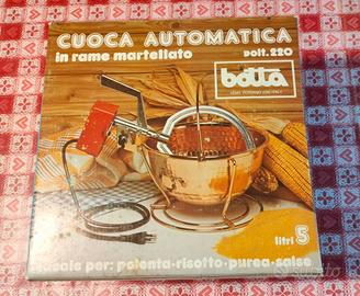 Cuoca Automatica paiolo elettrico rame BOTTA 5 Lt