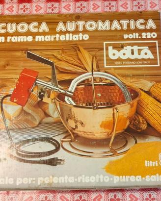 Cuoca Automatica paiolo elettrico rame BOTTA 5 Lt