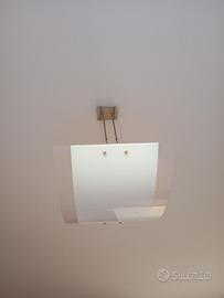 Lampadario vetro sospeso moderno