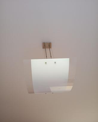 Lampadario vetro sospeso moderno
