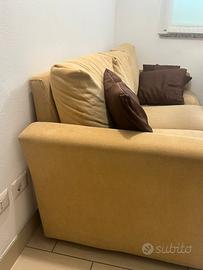 Divano microfibra 3 posti sfoderabile