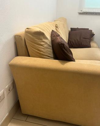 Divano microfibra 3 posti sfoderabile