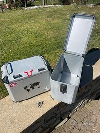 Valigie MyTech Raid 41/47L Alluminio + Telaio KTM