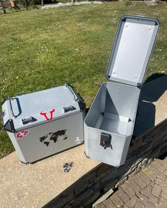 Valigie MyTech Raid 41/47L Alluminio + Telaio KTM