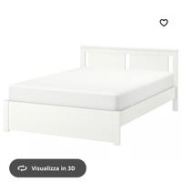 Letto matrimoniale + rete + materasso