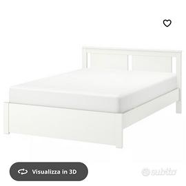 Letto matrimoniale + rete + materasso