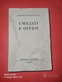 Umiliati e Offesi, libro di Fiodor Postoievski.