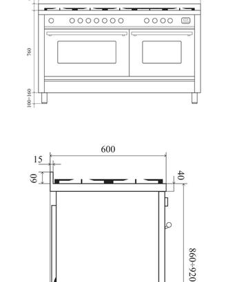Blocco cucina Ilve