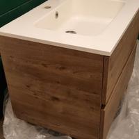 Mobile bagno con lavabo incassato