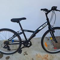 bocicletta b'twin  24 pollici cambio shimano