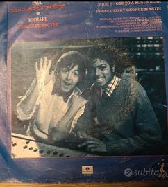 vinile 45 giri Michael Jackson e Paul McCartney 
