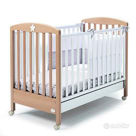 Lettino Cuoricini + Materasso + Corredo Tessile