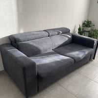 Divano letto grigio