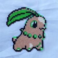 Decorazione Pixel Art Pokémon Chikorita 