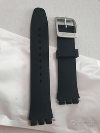 Cinturino nero con fibbia Swatch da 19mm