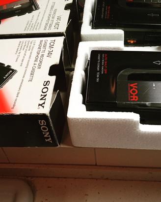 Sony TCM 74V Cassette-Recorder registratore boxato