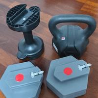 kettlebell  con manubrio