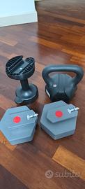 kettlebell  con manubrio