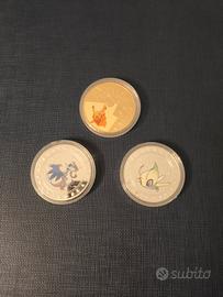 monete Pokémon 25esimo anniversario 