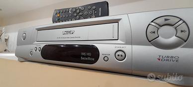 LETTORE VHS VIDEOREGISTRATORE VHS PHILIPS PERFETTO