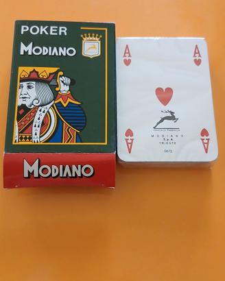 Carte da poker Modiano versione verde