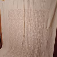 Tenda con passanti colore ecrù