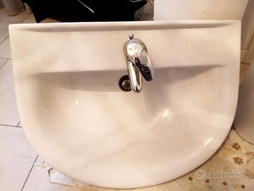 Lavabo a Colonna Pozzi Ginori + Rubinetto