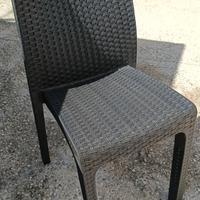 sedie impilabili da giardino