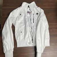 Giubbotto Blauer U.S.A. Uomo/Donna, Bianco Lucido,