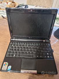Notebook 8,9" eeepc Asus con Windows 7