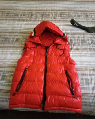 Gilet rosso lucido