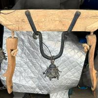 Lampadario country antico originale